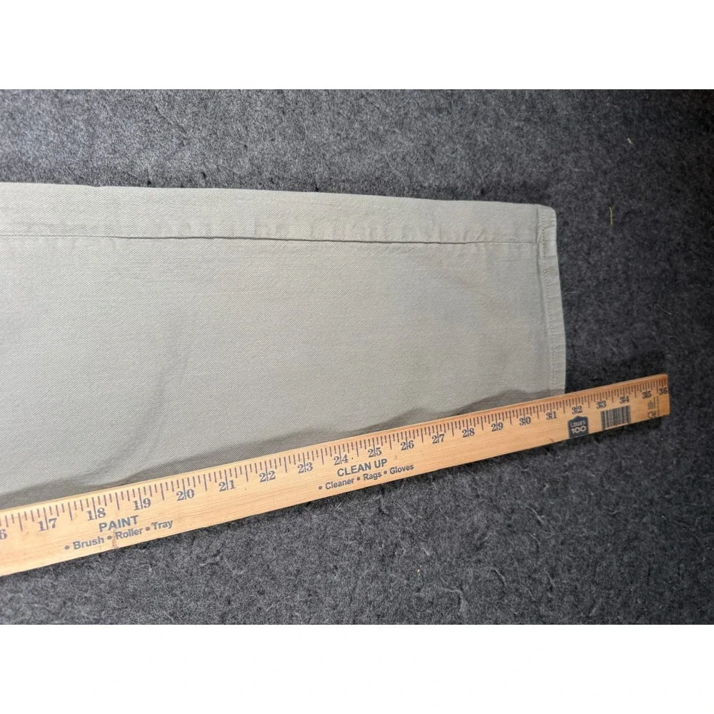 J. Crew 484 Slim Fit Pants Mens 33x34 Sage Green Cotton Stretch Button Fly 13156